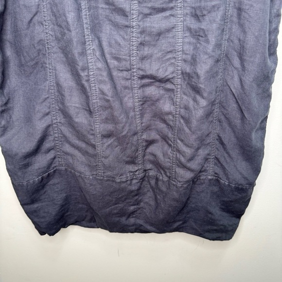 Annette Gortz for Since 1984 Grey Linen Midi Skirt Size 42 - Picture 8 of 12